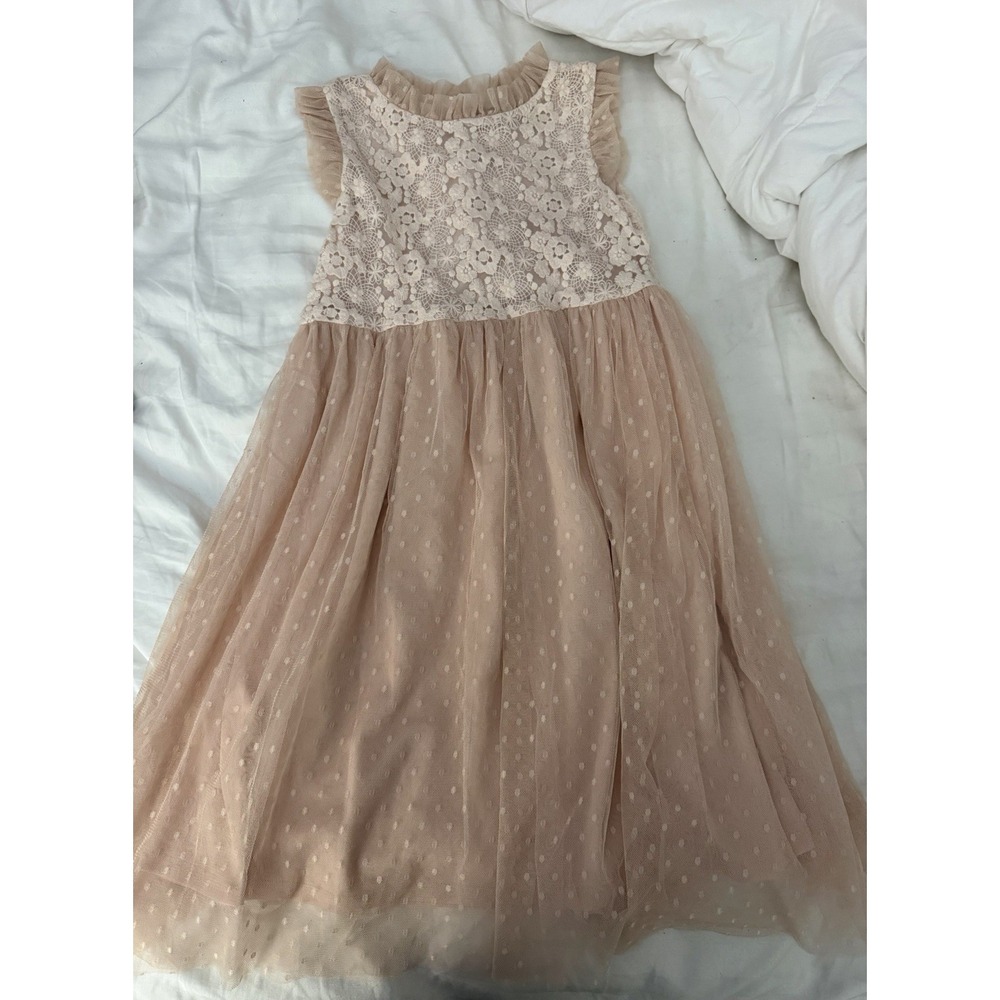 EleStory Tulle Layered Ballerina Dress Girls 8/9
